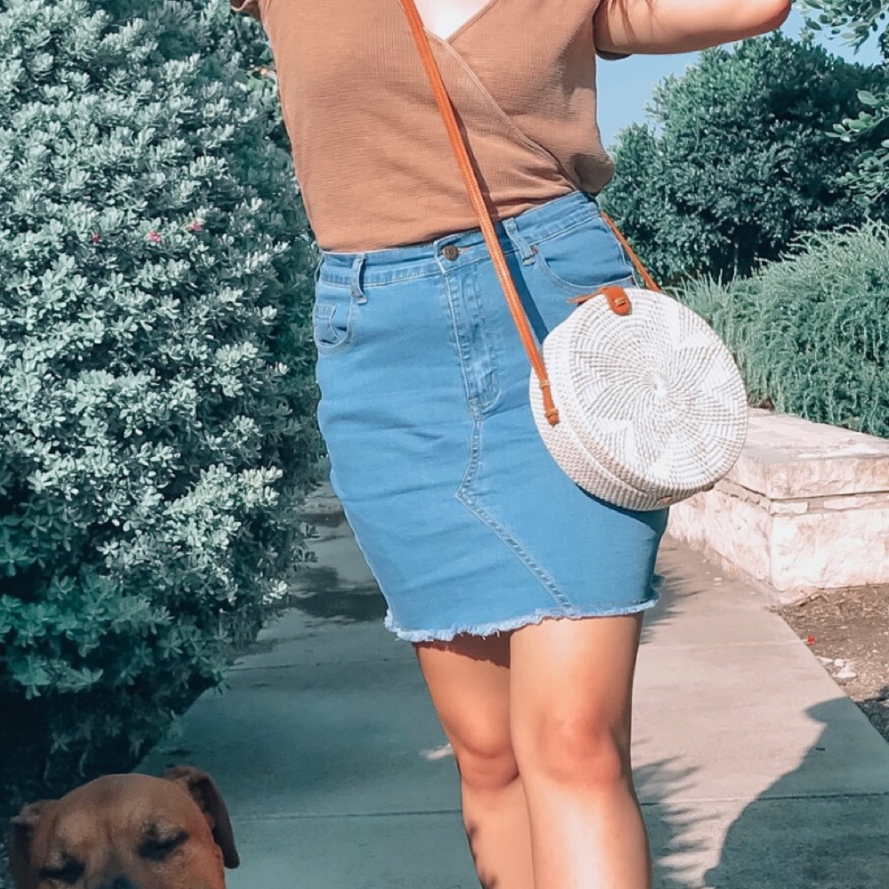 Light wash Denim Skirt